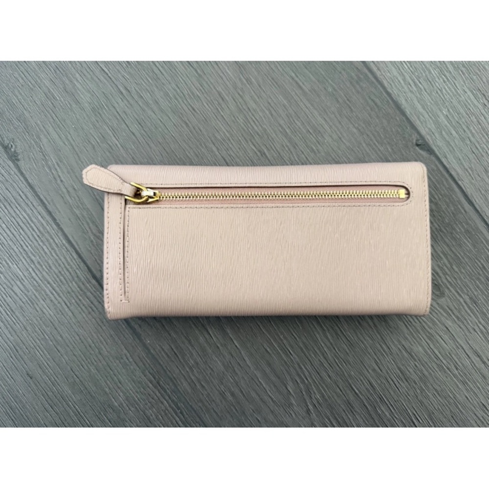 Prada Blush Pink Saffiano Leather Continental Wallet - Picture 3 of 6